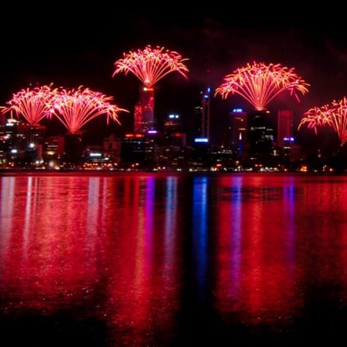 City of Perth National Day Celebrations Howards Fireworks